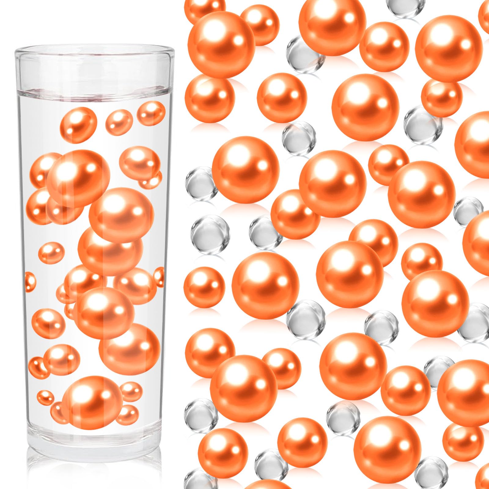 Pink Pearl Decor Luerbi 200 PCS Light Champagne Vase Fillers