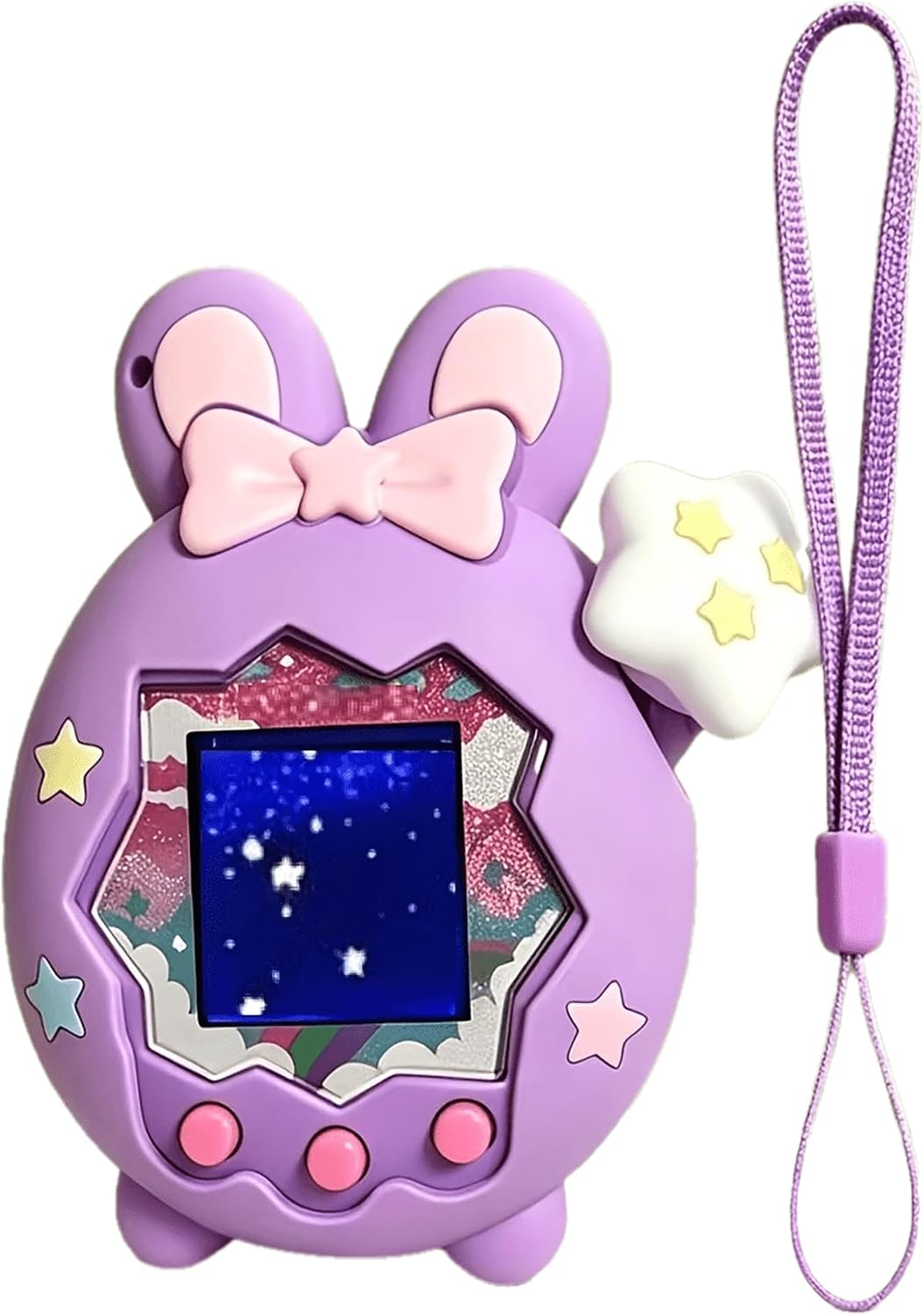 Case Compatible WithTamagotchi Paradise Case/Accessories (Purple)