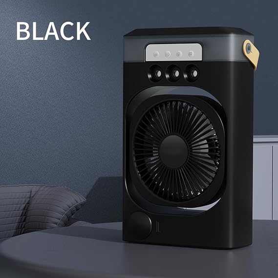 Portable Air Conditioner Desktop Cooling Fanwith 3 Speed 120°Adjustable and Light Quiet Evaporative Air Cooler for Bedroom,Office, Camping