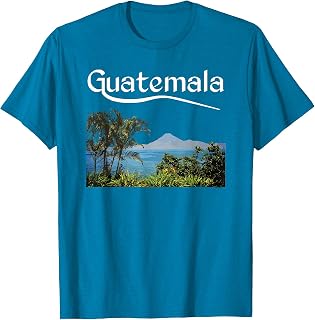 Guatemala Chapin Antigua Quetzal Maya Guate Volcano Atitlan T-Shirt