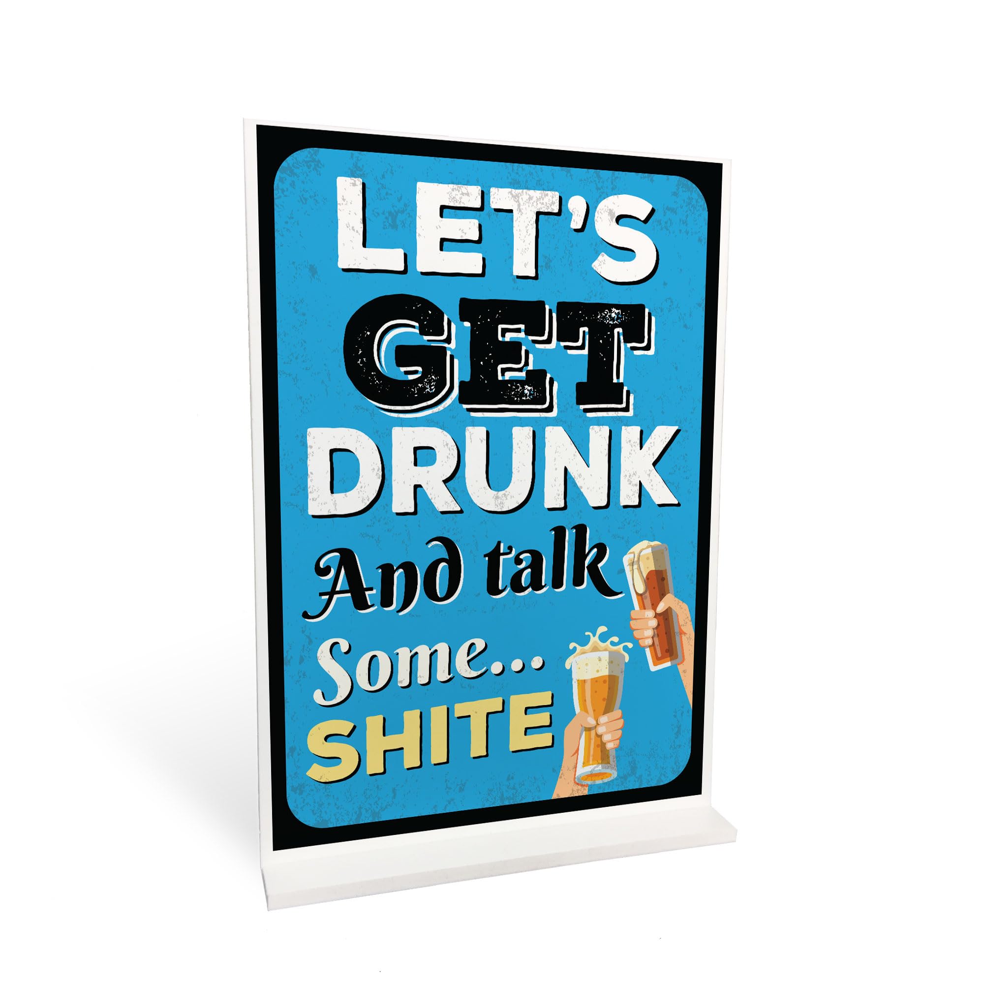 Red Ocean Funny Humour Bar Sign For Home Bar Pub Man Cave Garage Gift For Him Her Home Decor Alcohol Sign Beer Gift