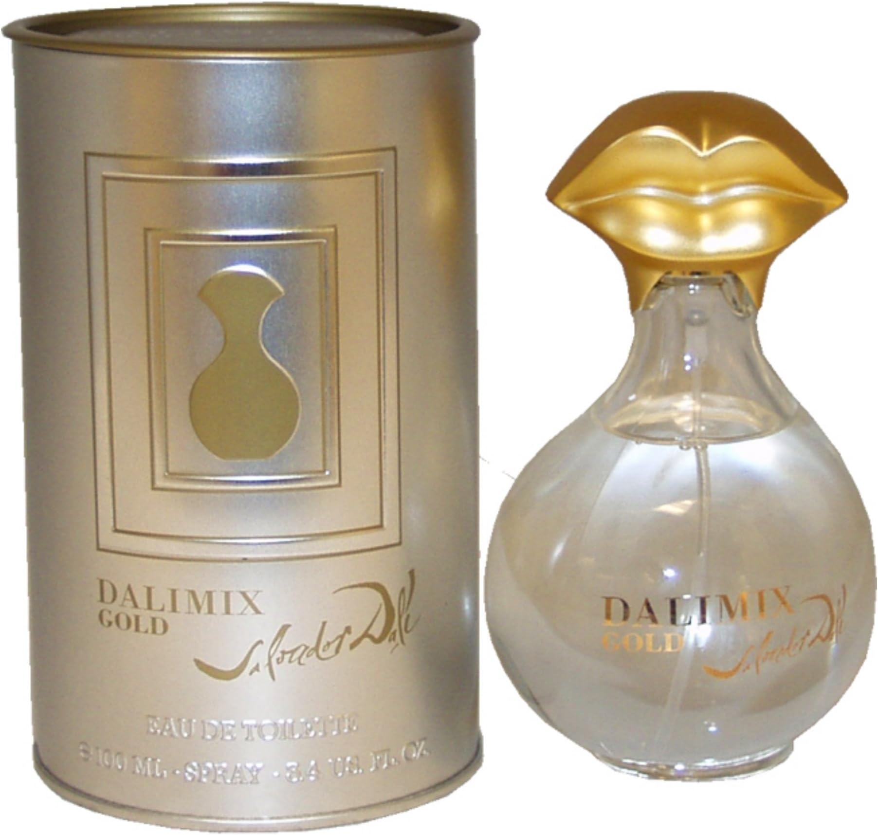 Dalimix Gold By Salvador Dali for Women Eau De Toilette Spray, 3.4-Ounce