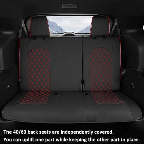 Miniatura 5 de GIANT PANDA Juego completo de fundas de asiento de automóvil personalizadas para Toyota Highlander XLEXSELimitedPlatinumHybrid 2020 2021 2022 2023