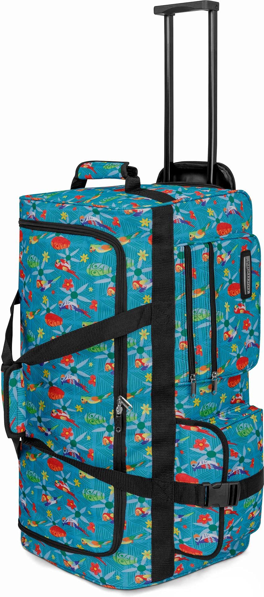 Leichte XXL Reisetasche mit 3 Rollen 80 Liter Volumen Robust wasserabweisend reißfest leicht zu reinigen Tropical 80 Liter