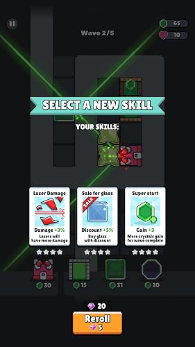 Laser and blocks – vue 2