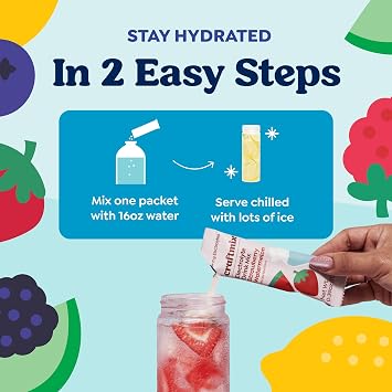Craftmix Hydration Drink Mix Variety Pack, 18 Electrolyte Packets