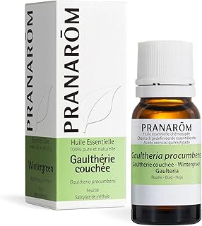 PRANARÔM - Gaulthérie Couchée - Huile Essentielle Chémotypée - Pour Cosmétiques Et Pour Apaiser Les Muscles - 100% Pure Et Naturelle - HECT - 10 ml