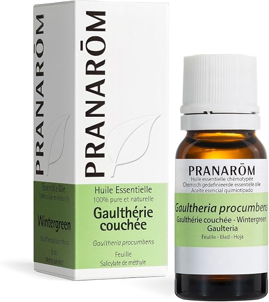 PRANARÔM - Gaulthérie Couchée - Huile Essentielle Chémotypée - Pour Cosmétiques Et Pour Apaiser Les Muscles - 100% Pure Et Naturelle - HECT - 10 ml - 1