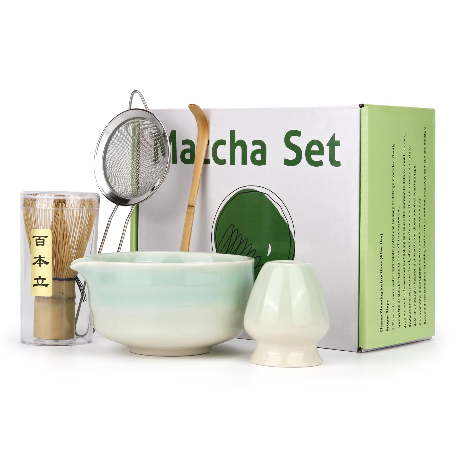 Coffret cadeau Matcha 5 pièces idée cadeau originale pour les amateurs