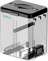 SUNLU SP2 2-Spool Filament Dry Box: Moisture-Proof Storage for 3D Printers, Fits 1-3kg Spools, PTFE Tubes, 1.75/2.85mm PLA PETG ABS TPU