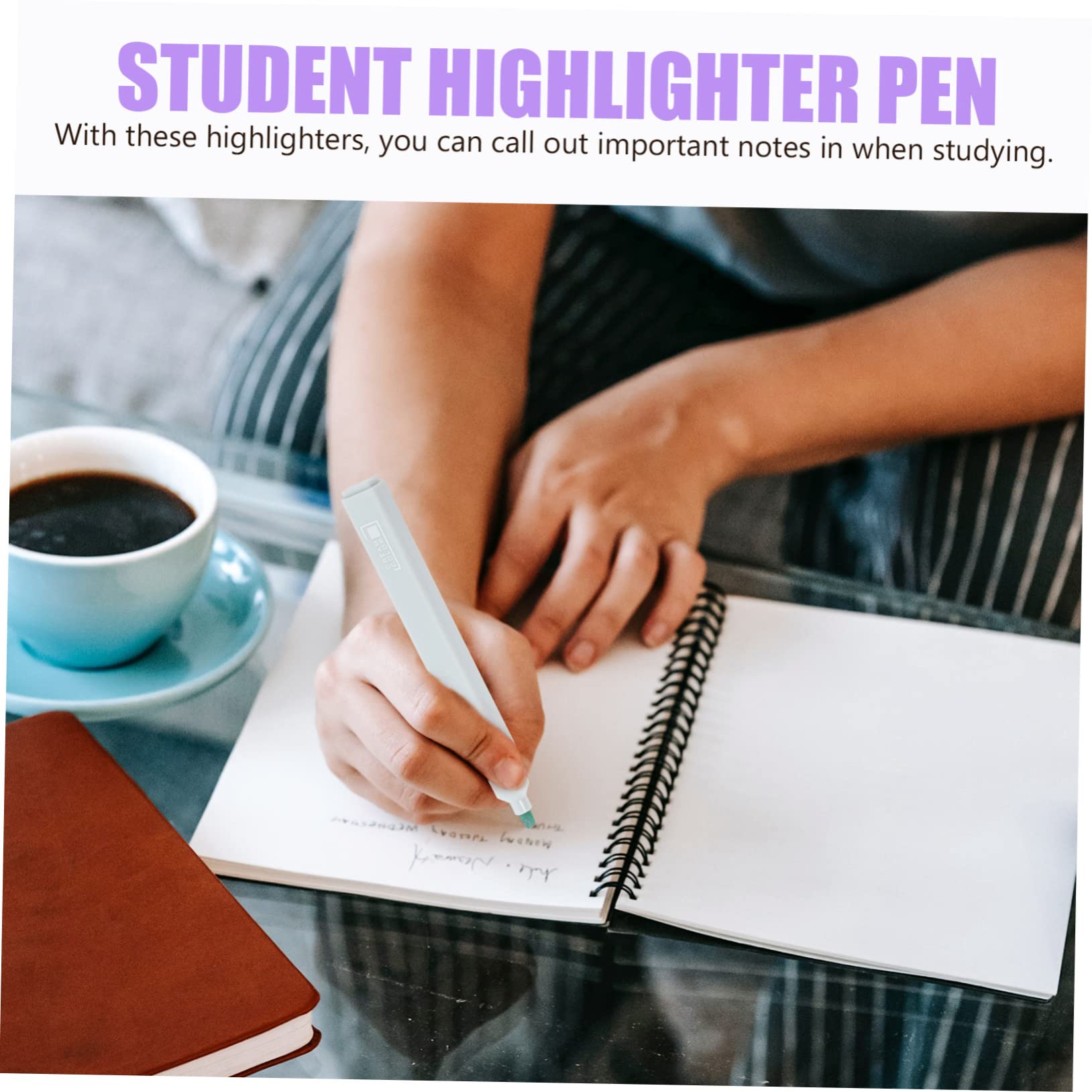 SHINEOFI 18pièces Stylo Surligneur Couleur Avec Pointe Souple Pour Prise De Notes Fournitures Scolaires Marquage De Documents Et Dessin
