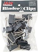 Vista 38 de JAM PAPER Clips para carpeta coloridos - Extra Pequeños - 3/5 Pulgadas (15 mm) - Clips para carpeta azules - 30/Paquete