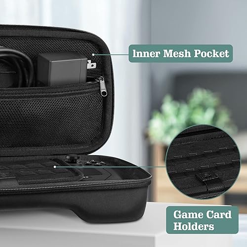 Miniatura 3 de Fintie Funda de transporte para cubierta de vapor, a prueba de golpes, funda protectora de carcasa dura, bolsa de viaje portátil con bolsillo