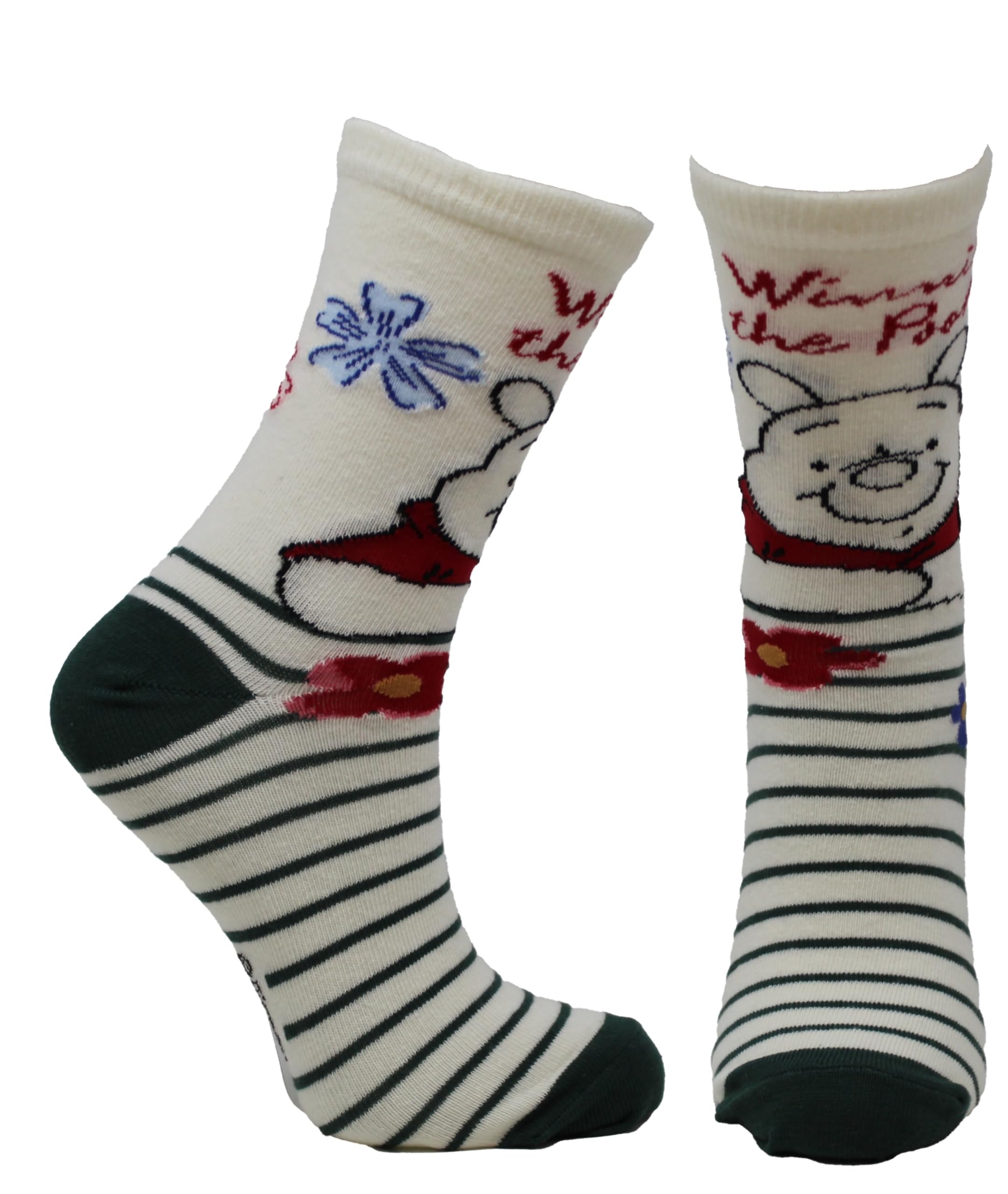 Budget Gifts Winnie the Pooh Ladies Woman's Socks Size 4-8