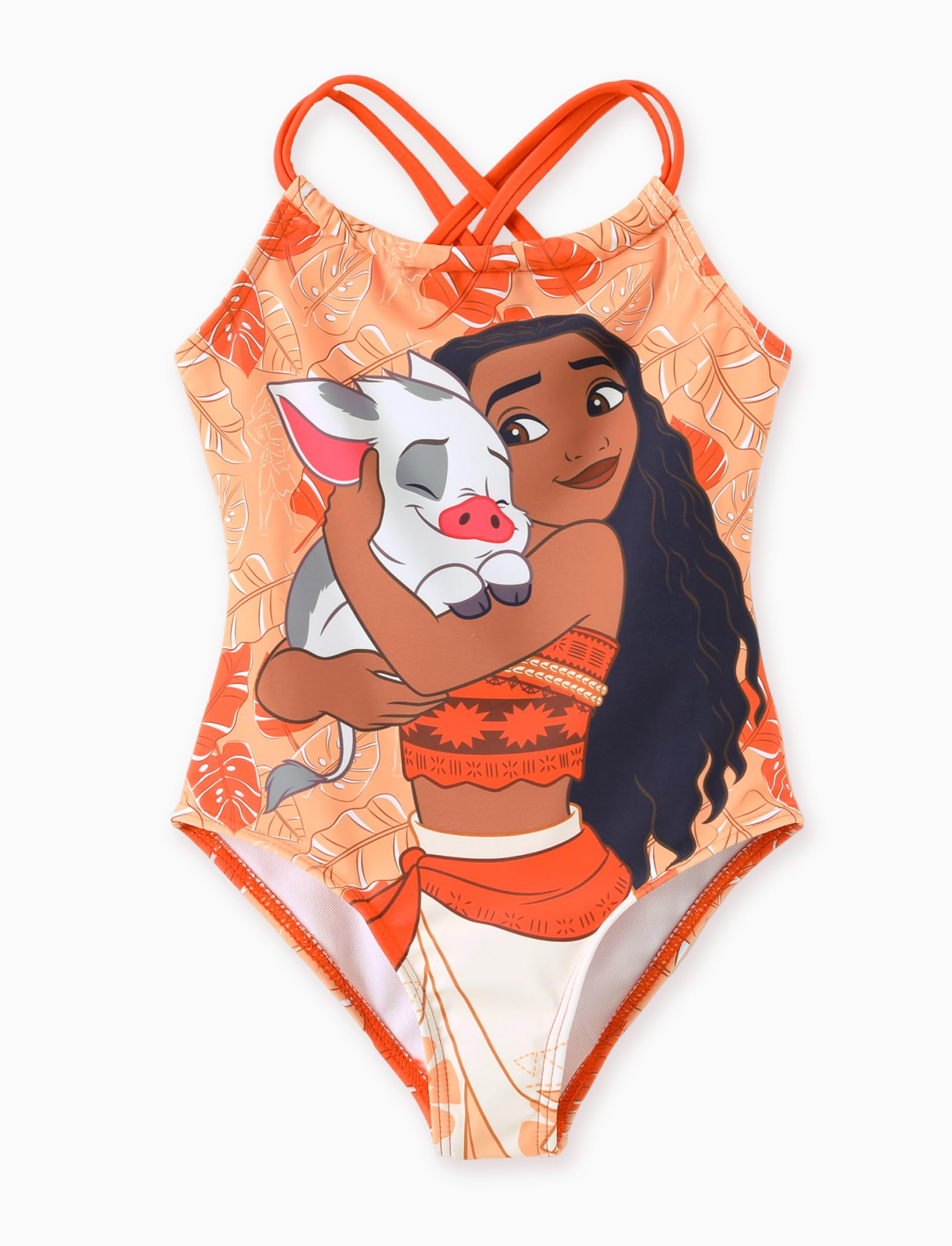 Disney Mickey and Friends Girls Swimsuits UPF 50+ One Piece Bathing Suits Sport Summer Beach Swimwear for Kids Size 3-13Y