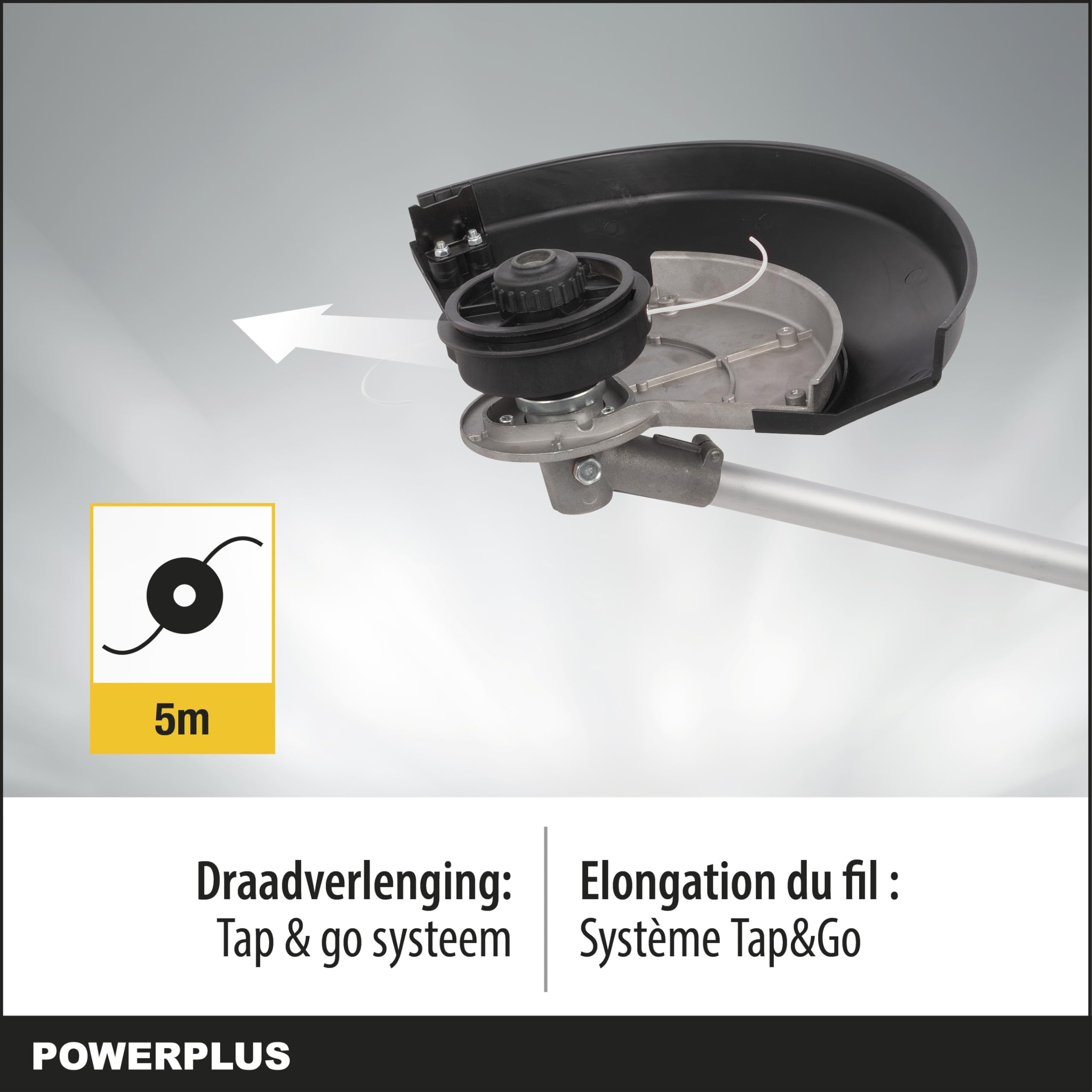 Powerplus POWXG30405-elektryczna podkaszarka elektryczna i kosa spalinowa, 1000 W, elektryczna podkaszarka, narzędzia ogrodowe