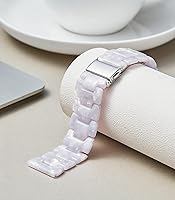 Vista 32 de BINLUN Resin Watch Bands Replacement Watch Straps for Men Women 14 Colors Watchbands Lightweight 12/14/16/18/20/22mm Wrist Bands Fashion