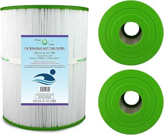 FilterLogic SFL65-8-10-OBE Hot Tub Spa Filter Cartridge compatible with Darlly 80651 & Pleatco PWK65