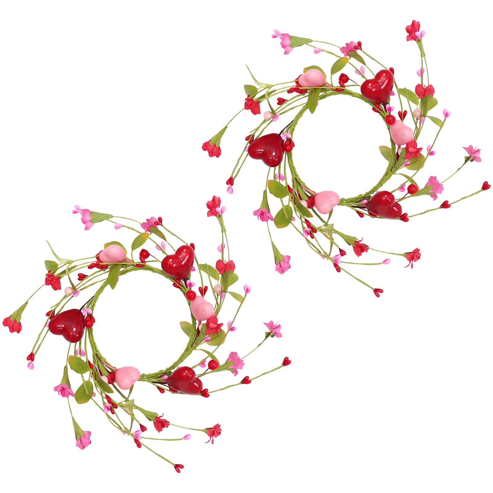 our fave Rings Wreaths Valentines Day Minis Wreath Heart Berries Holders Rings Valentine Table Decors Heart and Berries Holders
