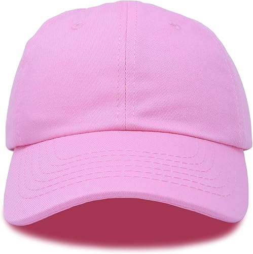 Miniatura 4 de DALIX Gorra plana de algodón, color marrón, náutico, rosa, rojo o blanco, para niños o jóvenes