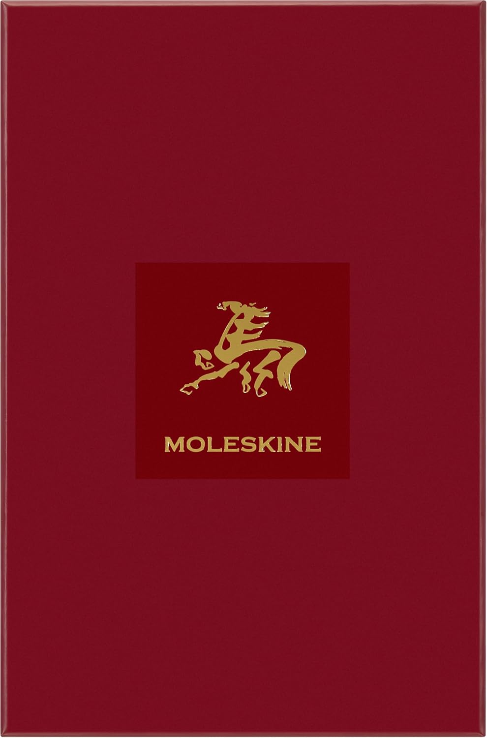 Moleskine Limited Edition Year of the Horse 2026 Precious & Ethical Vegea Notebook in Gift box, Soft Cover, Large (5" x 8.25") Ruled/Lined, Autumn Red, 176 pages image 2