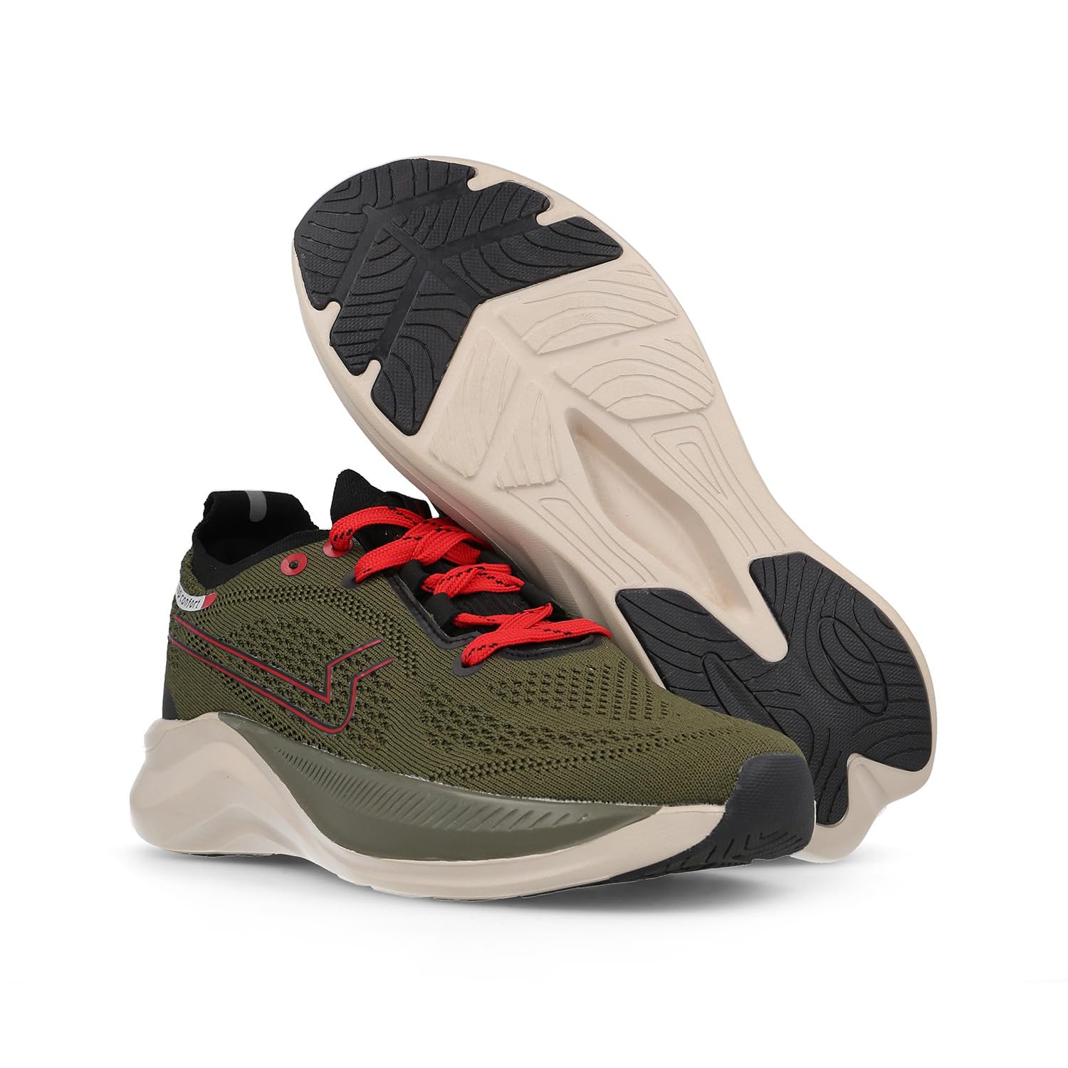 Paredes LD26604 Zapatillas Deportivas LD26604, para Hombre en Color Kaki con Plantilla Memory Foam, Paredes Hombre Deportivos