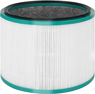 Air Purifier Filter Replacement for Dyson HP01 HP02 DP01 DP02 Desk Air Purifiers, 360° Combi Glass Hepa Carbon Air Purifier Filter Fit for Dyson Pure Hot Cool Link Air Purifier, Part # 968125-03