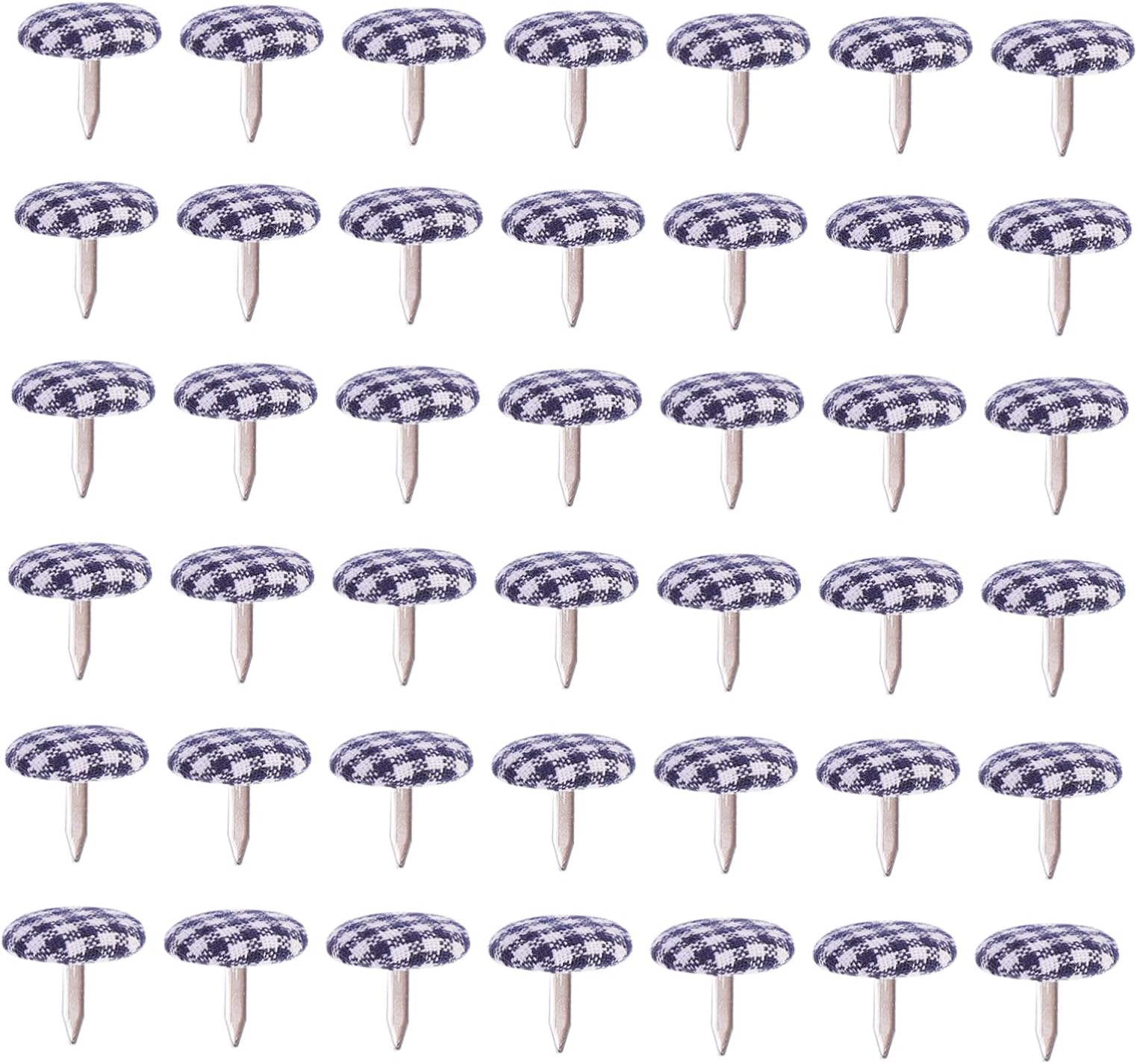 NUOBESTY 50pcs Two-legged Nails Two-legged Rivets Diy Bag Supplies Trustworthy Supplies Double-legged Nails Diy Craft Supplies Diy Craft Brads Lattice Spikes Earrings Cloth