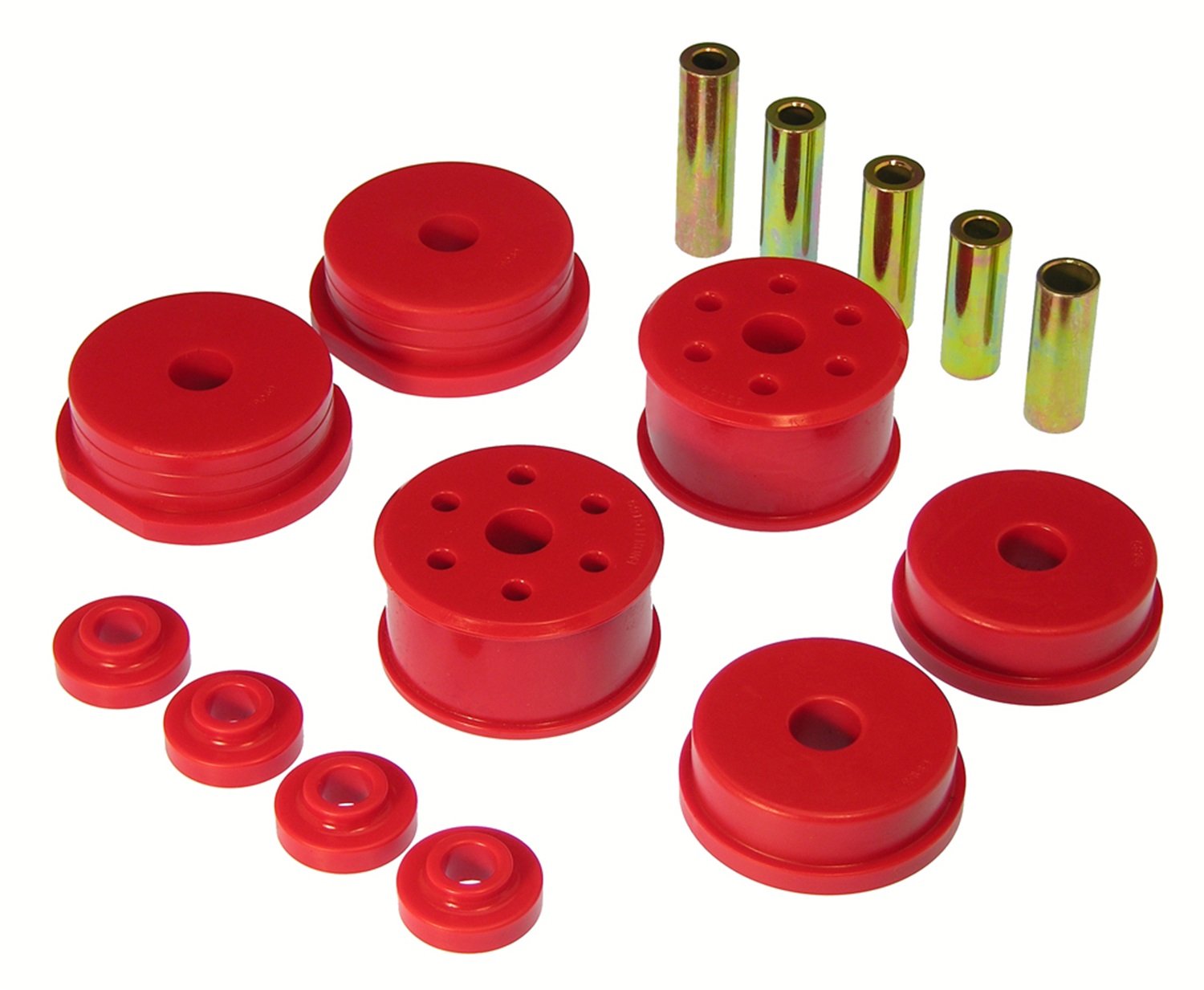 Prothane 00-05 Mitsubishi Eclipse V6 4 Mount Kit - Red