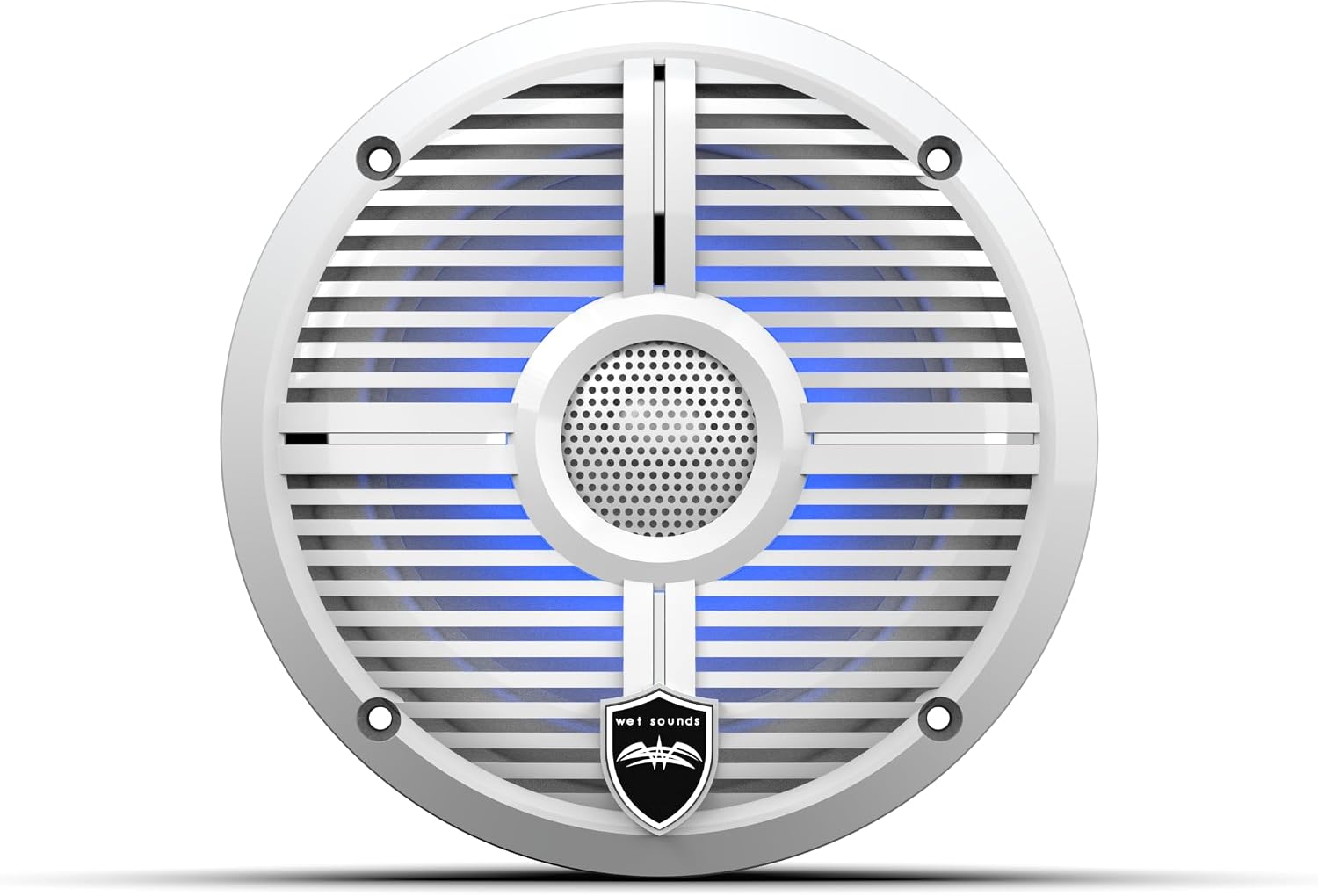 Wet Sounds | Recon 6 XW-W | High Output Component Style 6.5" Marine Coaxial Speakers with White Grille and RGB Backlighting
