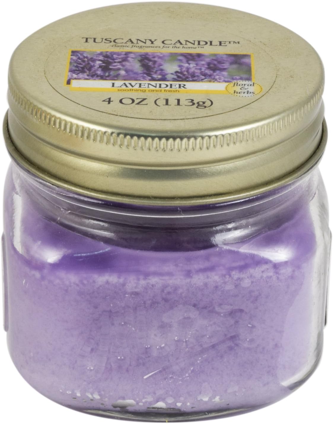 Langley Empire Candle Tuscany Triple Pour Mason Jar Mottled