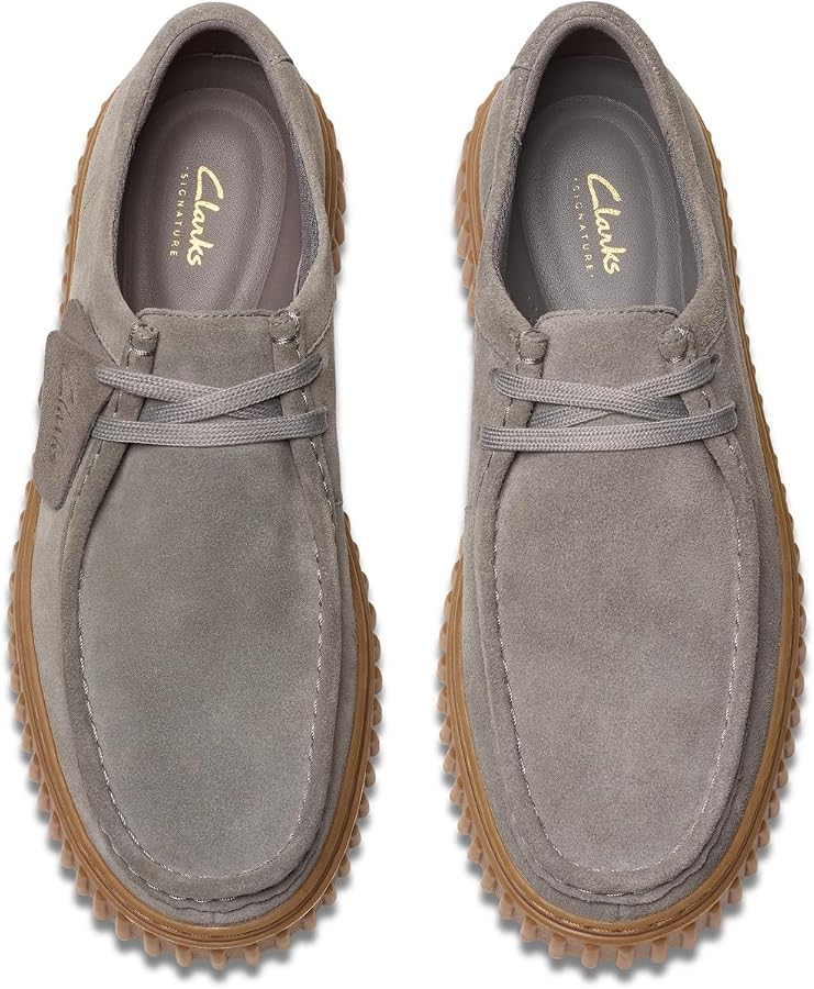 Amazon.com | Clarks Men's Torhill Lo Oxford, Grey Suede, 12 | Oxfords