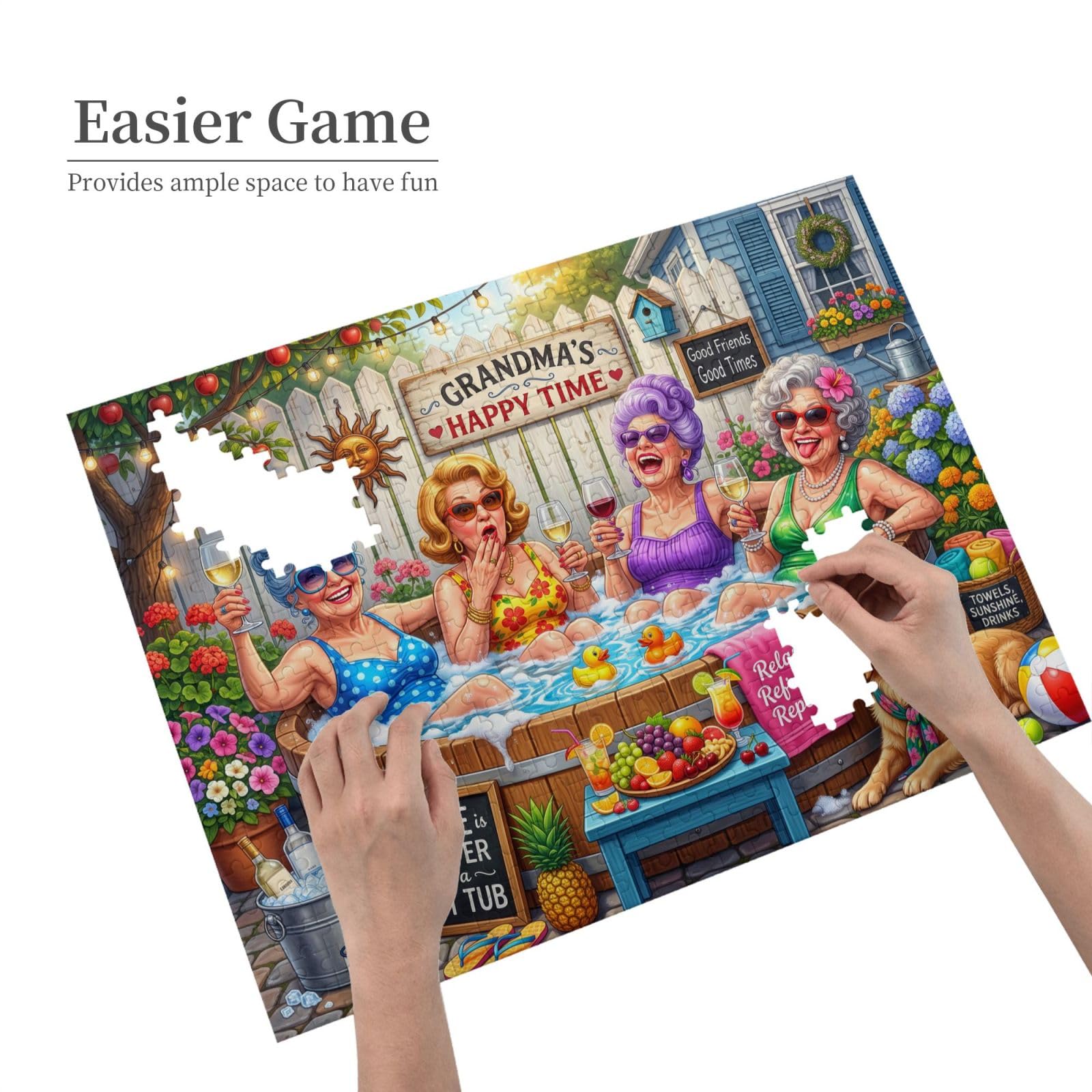 Nonna Friends 500 Pezzi Puzzle per Adulti Puzzle in Legno