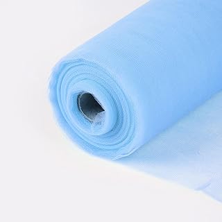 SAYUAN 54" by 20 Yards (60 ft) Tulle Fabric Rolls for Wedding Party Baby Shower Decoration Tutu Tulle Bolt DIY Wraping Crafts - Blue