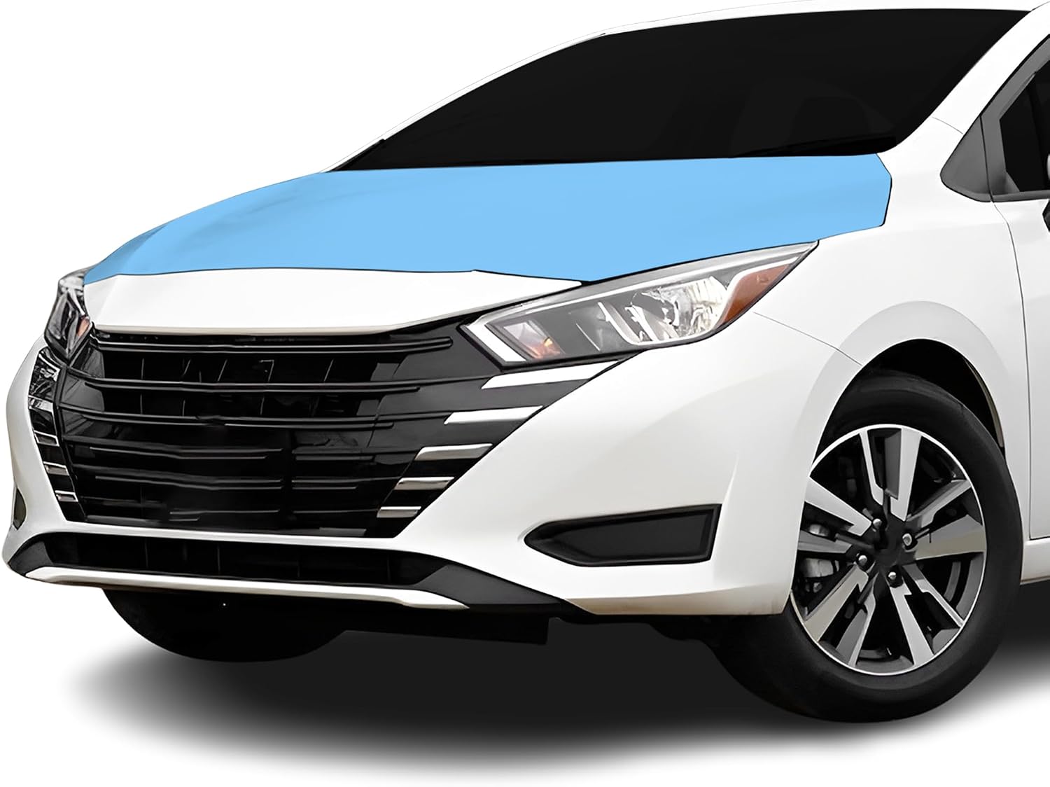 BOGAR TECH DESIGNS for Nissan Versa 2023+ Front Sides Paint Protection PPF Film Kit Cover, Clear Bra