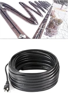 Roof Snow De-Icing Kit Self-Regulating-Plug-in Ready Heat Cable 140 feet 8 Watts Per Foot