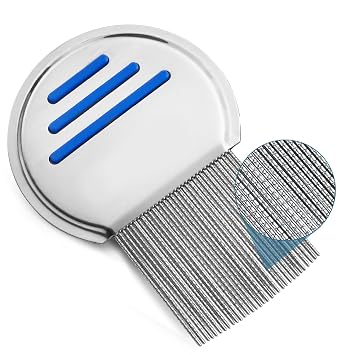 Ultimate Lice Comb | Professional Stainless Steel Comb for Effective Head Lice Treatment in Kids & Adults | Get Rid of Hair Lice and Nits in Thick or Fine Hair | Pack of 1