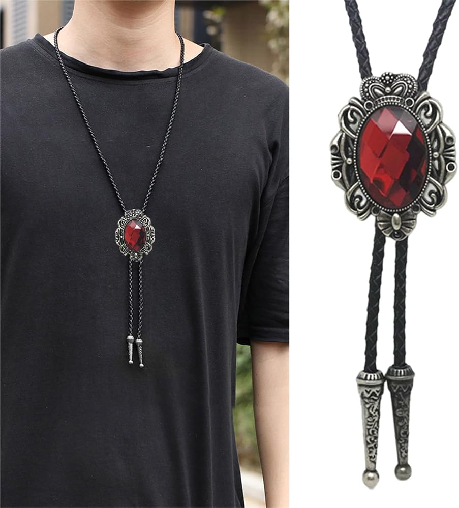 Bolo-Krawatte Im Vintage-Stil, Bohemian-Anhänger, Für Herren, Western-Cowboy, Geflochtenes Seil, Schmuck, Hemd, Kette, Halskette, H, 100 Cm