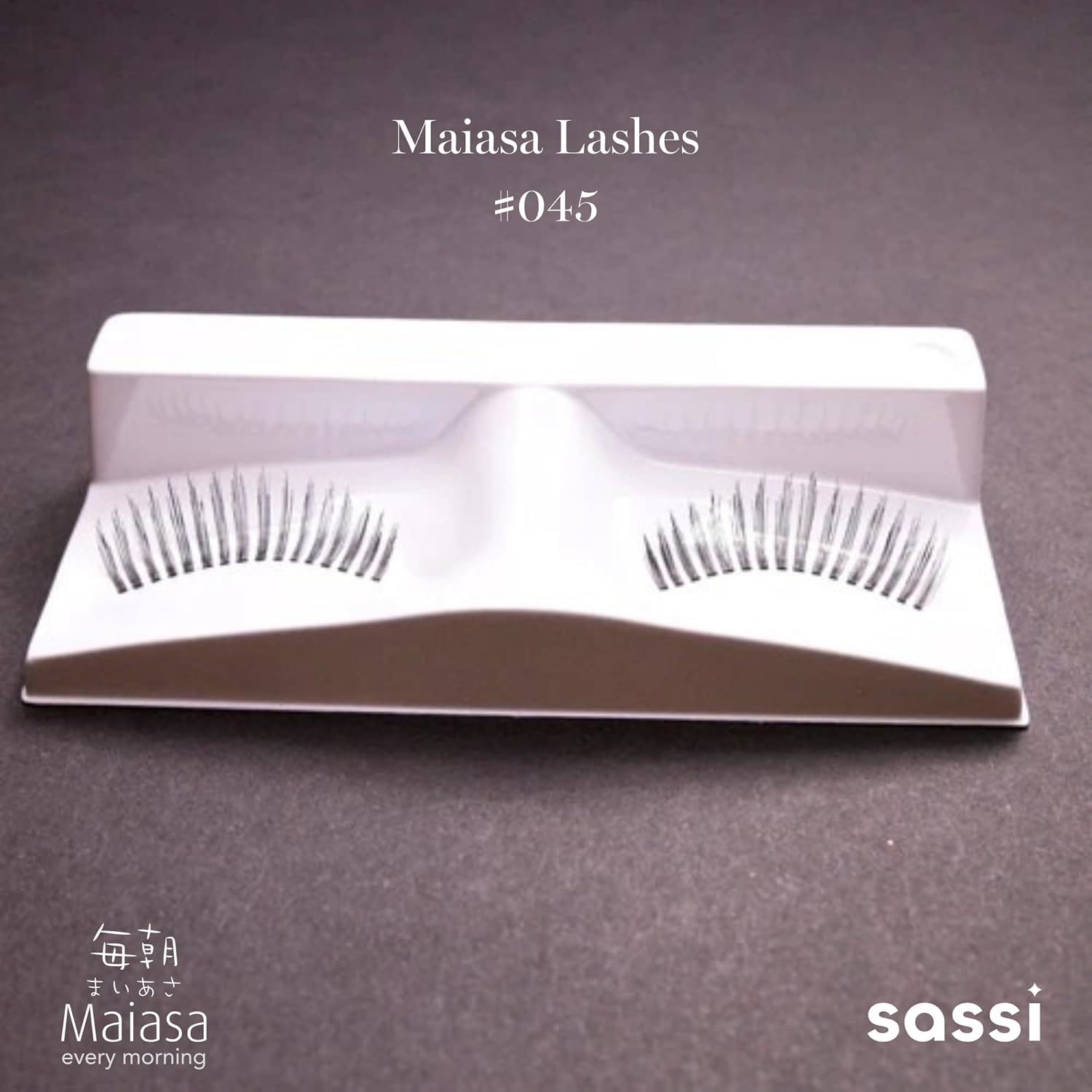 Sassi Maiasa Eyelashes | 100% REMY Human Hair, Lovingly Hand Made, Knotted Eyelashes | 803-045 | 4 Count