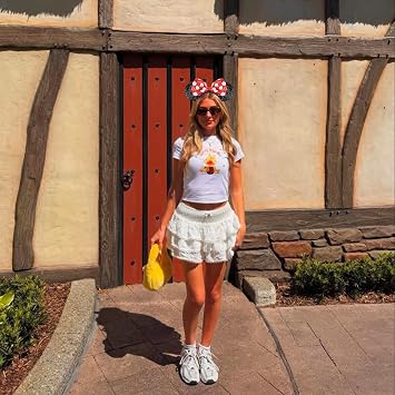 AQOKKA Mouse Ears Headbands with Bow Minnie Ears Cosplay Costume Hair Accessories for Women Girls Birthday Party Decoration