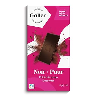 Galler 70% Dark with cocoa chips