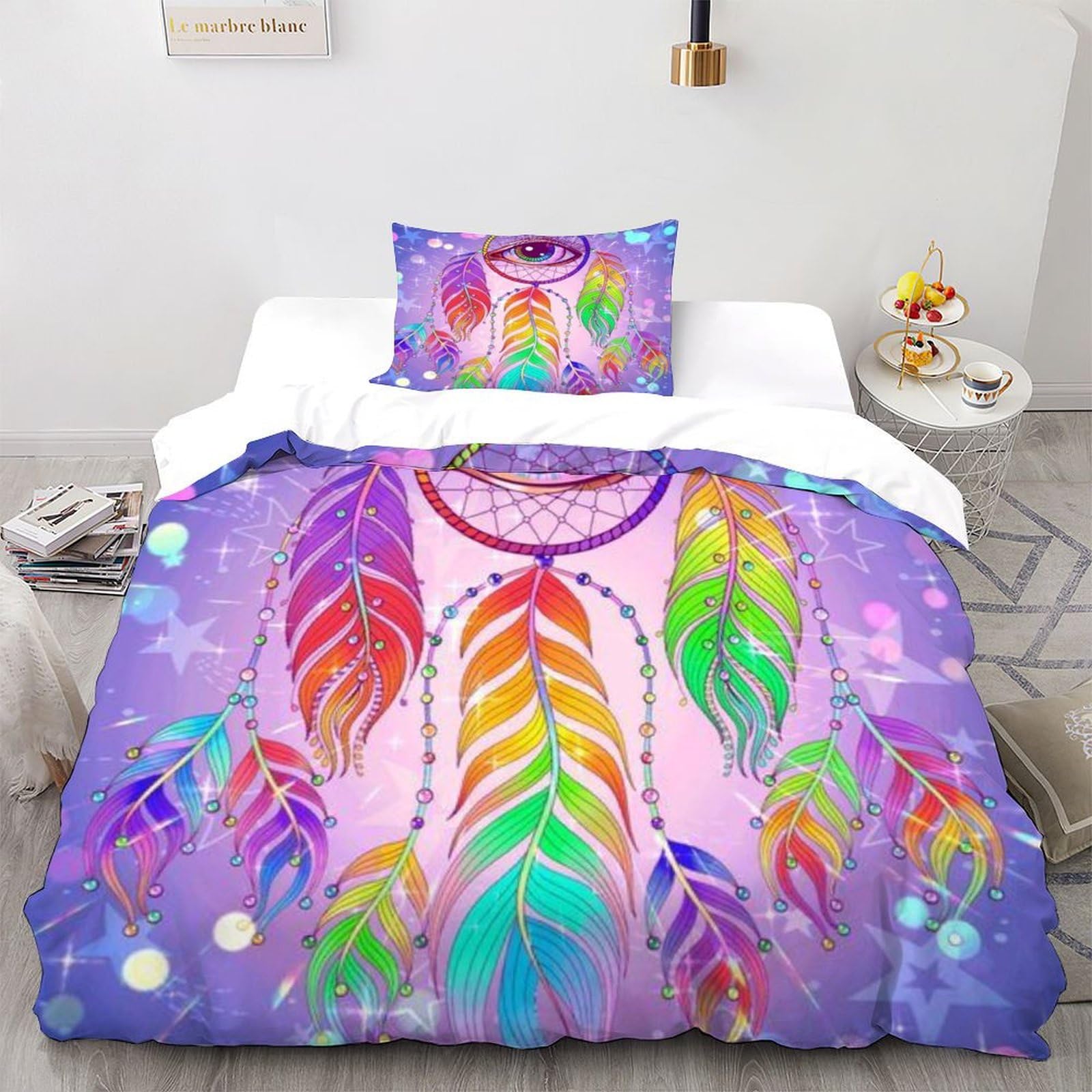 Housse de couette musique en microfibre respirante pour créer une chambre d'ado rock et cosy