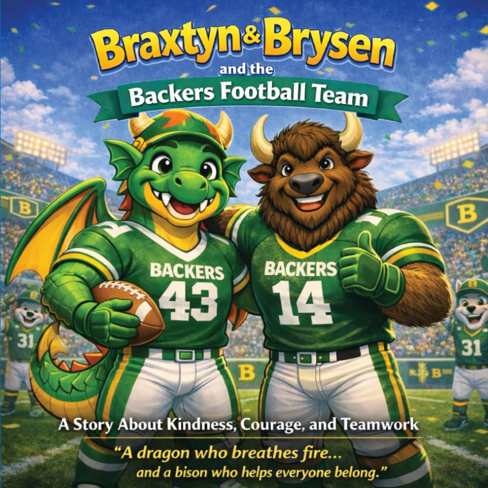 Braxtyn & Brysen and the Backers Football Team: A Story About Kindness, Courage, and Teamwork
