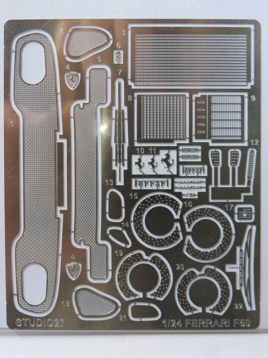 タミヤ 1/24 フェラーリ F40＋スタジオ27エッチングパーツ Amazon.co.jp: スタジオ27 1/24 フェラーリ F50 エッチングパーツ