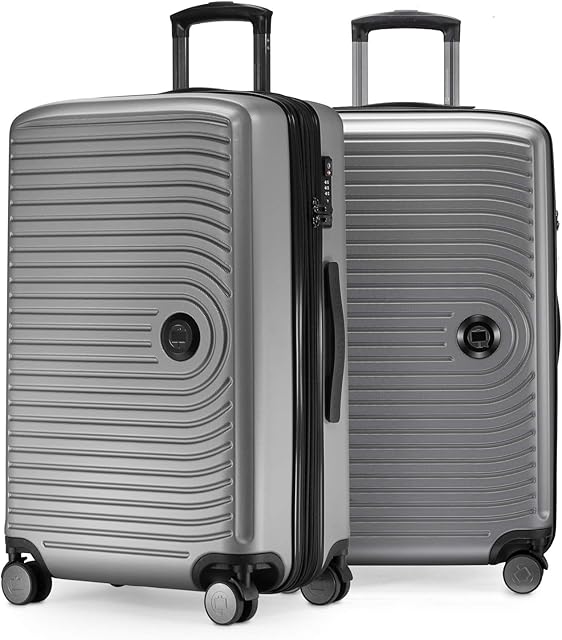 Hauptstadtkoffer Walizka, średnia, srebrny mat, 2er Set (65 cm)