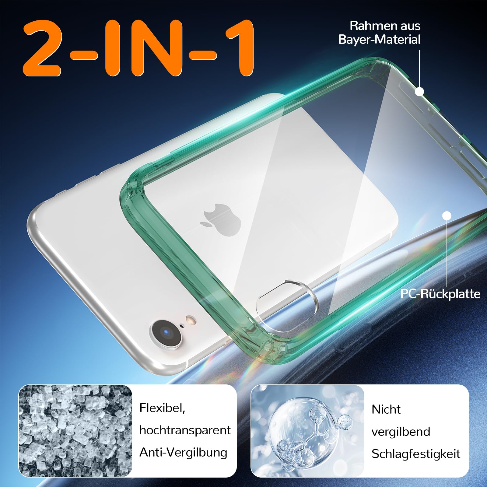 Clear Case for iPhone 15, Ultra Thin, Shockproof TPU Cover, Anti-Yellowing, Crystal Clear, Phone Case for Apple iPhone 15 - Clear — view 111