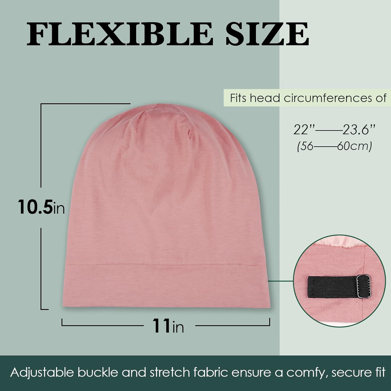 Joyhabit Silk Bonnet for Sleeping | Hair Shine & Friction Care Soft Skin-Friendly, Adjustable, Fits All Hair Types - Image 5