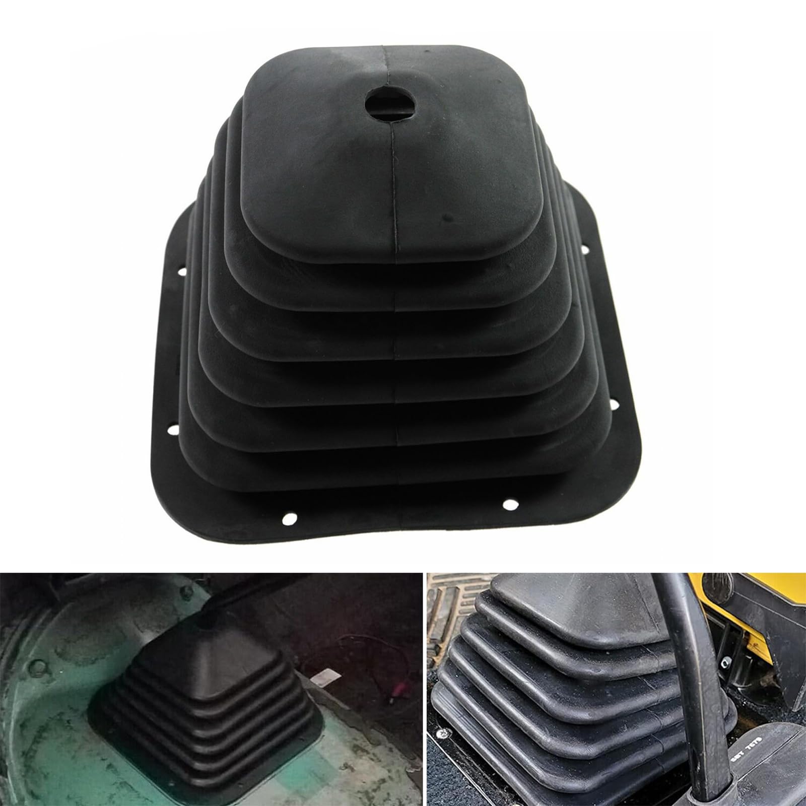 YIYUANYI 924-5405 Automatic/Manual Transmission Shift Boot Fit for Select Kenworth Models, Replace K042-79 Shifter Boot Cover Square