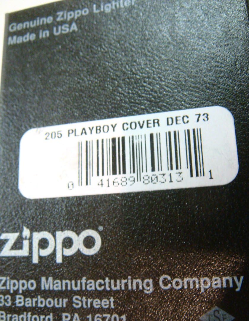 Zippo Lighter 1973 Playboy Cover Magazine - Special Edition