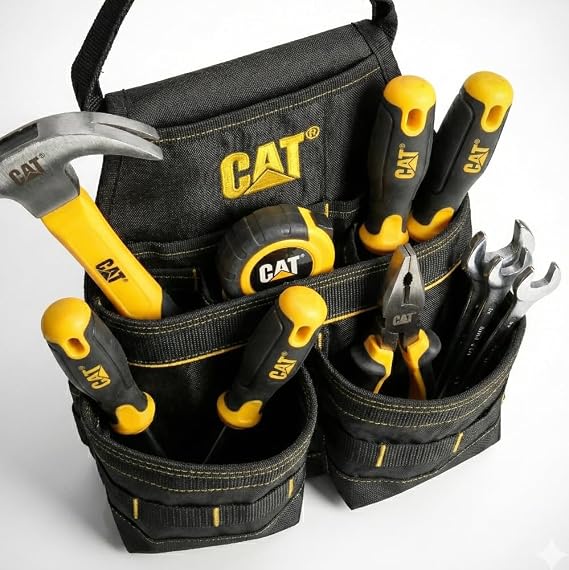 CAT DA980569NJ Kemer Askılı Ağır Hizmet Bel Alet Çantası
